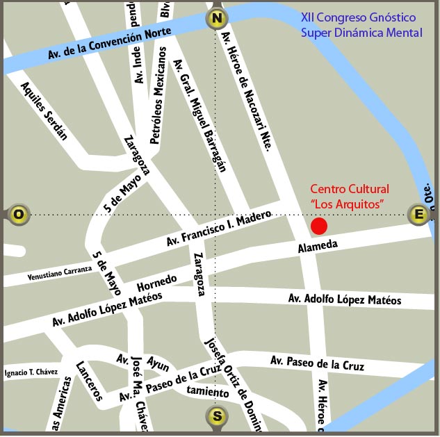 Mapa Centro Cultural Los Arquitos
