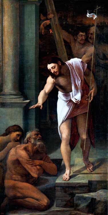Bajada de Cristo al Limbo. Autor: Sebastiano del Piombo. Año: 1516