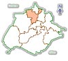 Mapa del Estado de  Aguascalientes