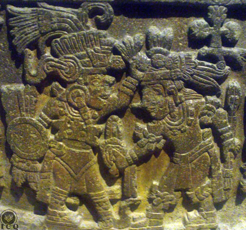 Detalle Piedra de Moctezuma 
(Museo de Antropología e Historia México)
