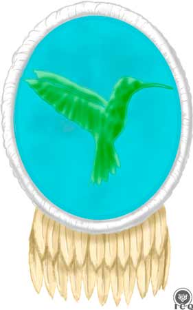 Escudo de plumas de Huitzilopochtli