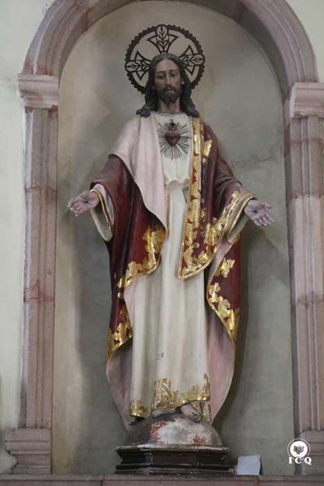 Estatua de Jesucristo, representación del Cristo íntimo. Iglesia de San Luis Potosí, S.L.P. México. 