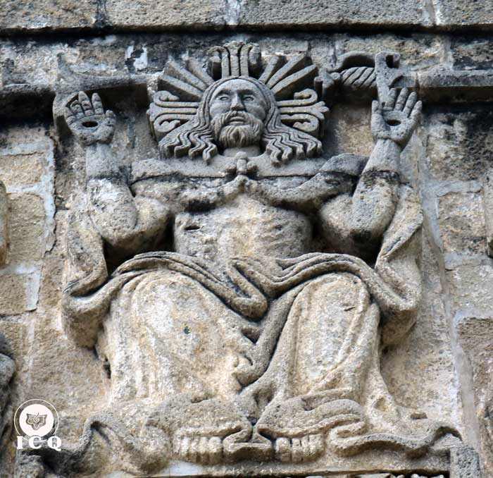 Jesucristo el maestro de maestros, vino a representar el papel del Cristo íntimo. Ex Convento de San Andrés Calpan. Puebla México.