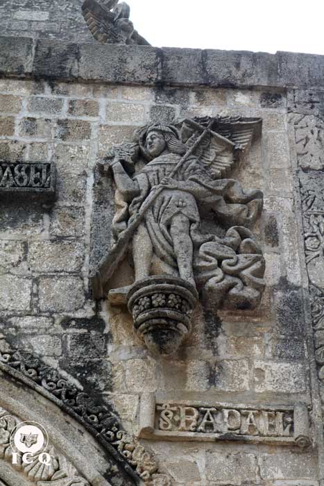 Arcángel Raphael maestro del mundo mental (Netzach). Ex Convento de San Andrés Calpan. Puebla México.