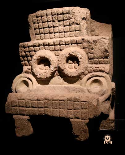 El dios de la lluvia Tláloc. (Teotihuacán, México).