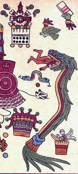 Quetzalcóatl [Códice-Borbónico]