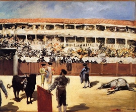 Imagen: The Bullfight. Edouard Manet. 1865.