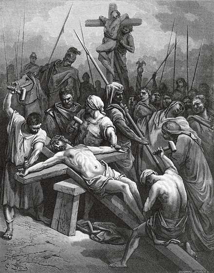 Crucifixión de Jesús de Nazaret. Gustave Doré. 1866.