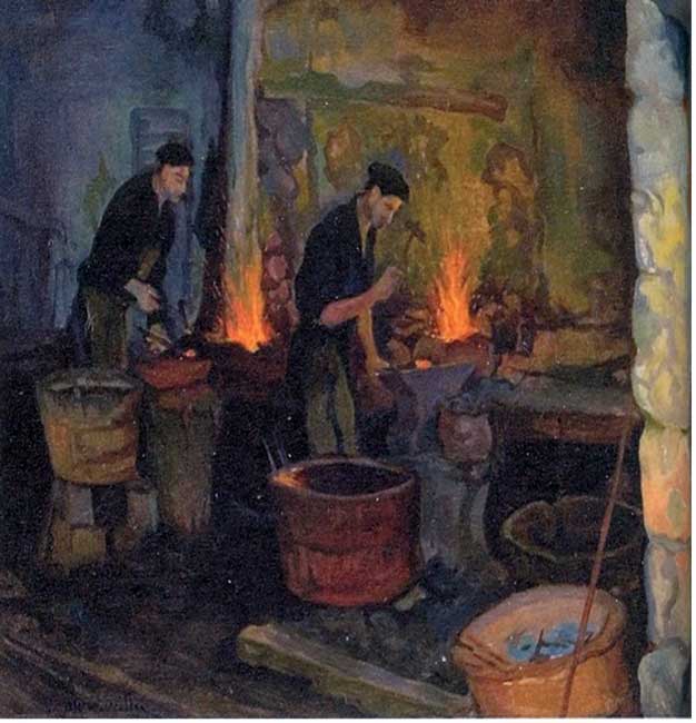 Lluís Graner Arrufí, La forja, 1894
