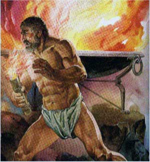 Prometeo lleva el fuego a la Humanidad, Heinrich Friedrich Füger, 1817