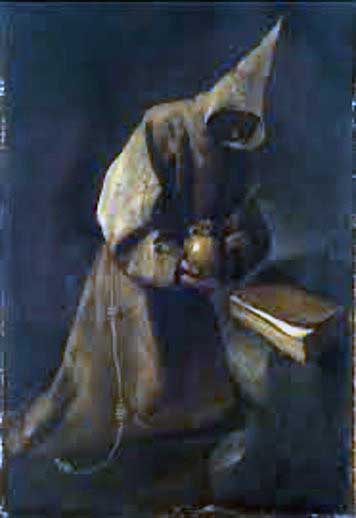 San Francisco en meditación, Francisco de Zurbarán, 1632