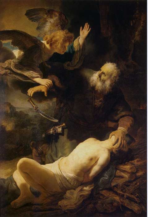 El sacrificio de Isaac, Rembrandt. 1635 El sacrificio de Isaac, Rembrandt. 1635
