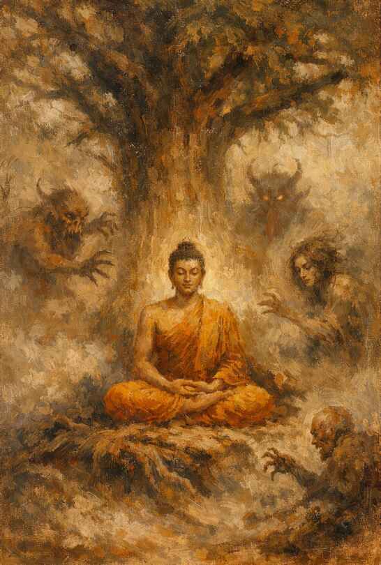 “El Buda meditando” imagen Idea y diseño de Lupita Ortiz, con la asistencia de Copilot – junio 2026.