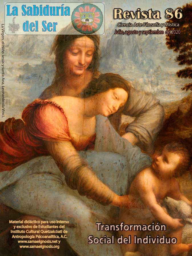 Portada: La Virgen, el Niño Jesús y santa Ana, Leonardo da Vinci, Museo del Louvre, París. 
