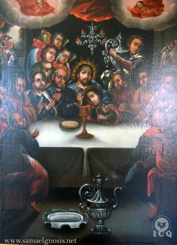 La última cena. Museo de Guadalupe Zacatecas. 