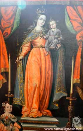 Virgen del Patrocinio. Museo de Guadalupe Zacatecas. 