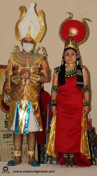 Osiris e Isis en obra de teatro del Congreso 2021