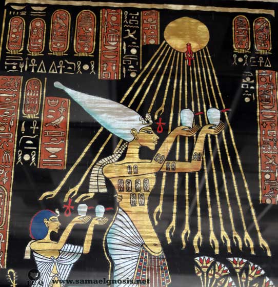 El Sol para los egipcios es símbolo de la divinidad, la verdad, la sabiduría. Hotel Real Plaza, S.L.P.