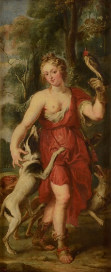 Diana la cazadora. Juan Bautista Martínez del Mazo. 1600.
