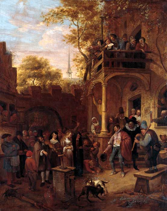 Boda campesina. Jan Havicksz. Steen. 1649 - 1655.