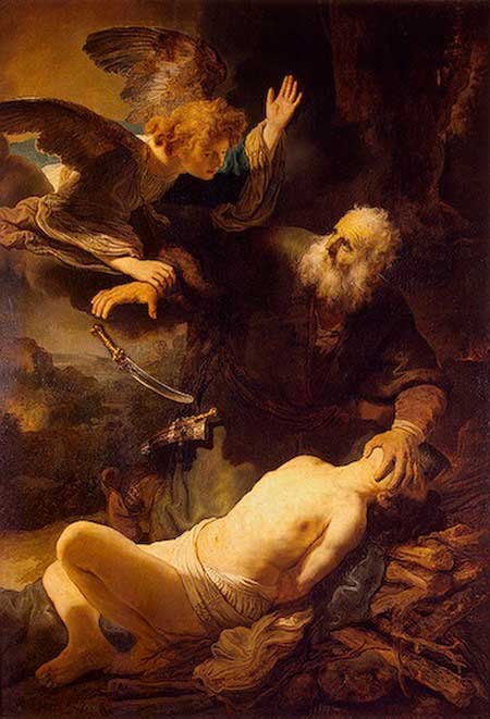 El sacrificio de Isaac. Jerónimo Jacinto Espinosa. 1650